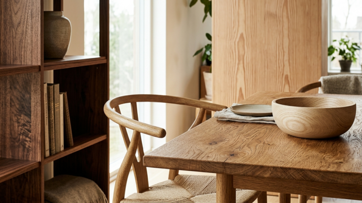 Træ i indretning: Typer, farver og behandling